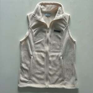 Columbia Benton Springs Fleece Vest Cream Women’s Size Small Lightweight